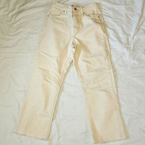 Zara white jeans.